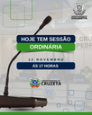 Hoje tem Sessão Ordinária a partir das 17:00h na Câmara Municipal de Cruzeta