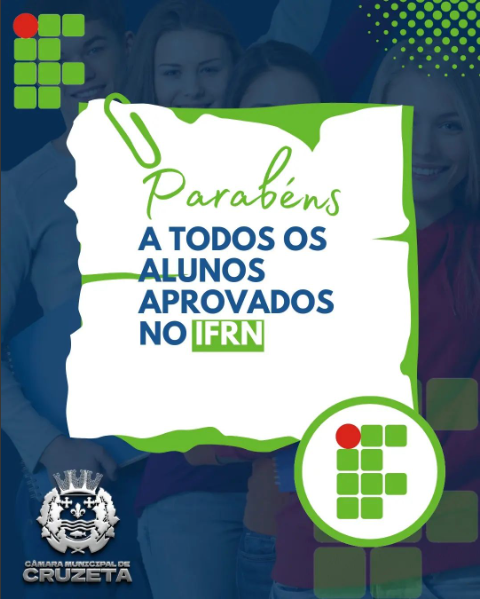 Parabéns a todos os alunos aprovados no IFRN