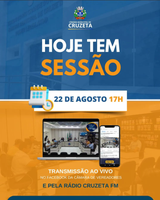 Sessões ordinária hoje as 17h